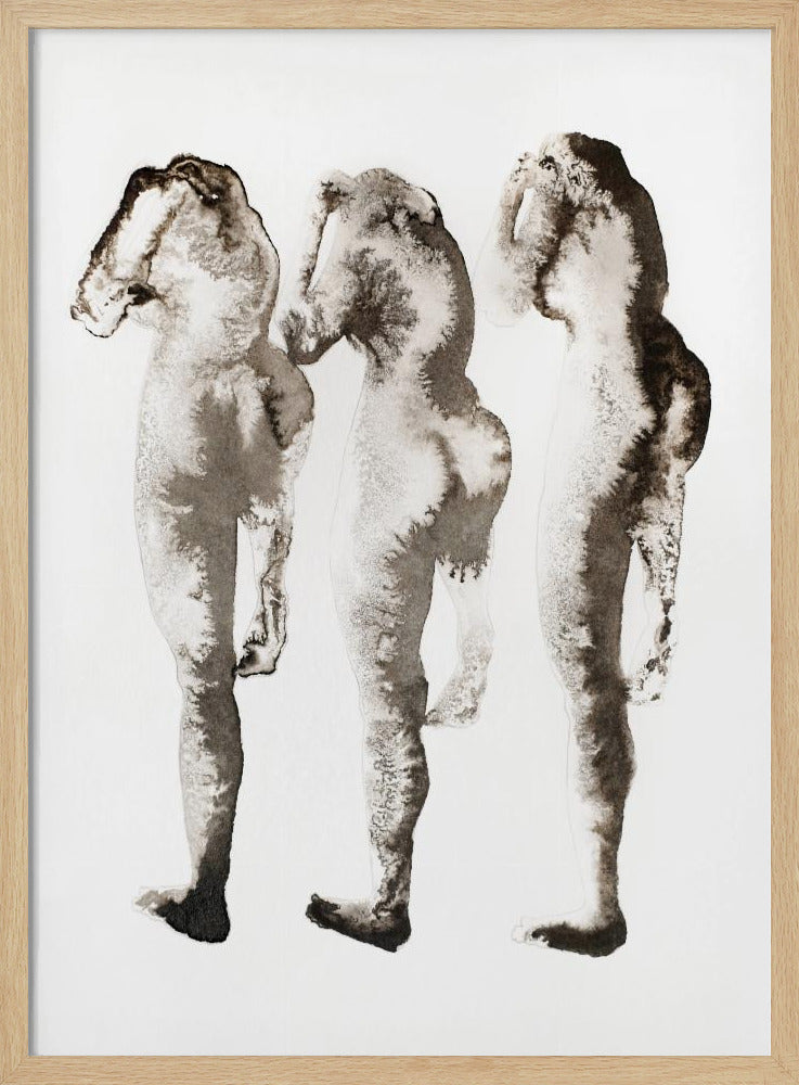 Figurstudie 3x (efter Muybridge) | Poster