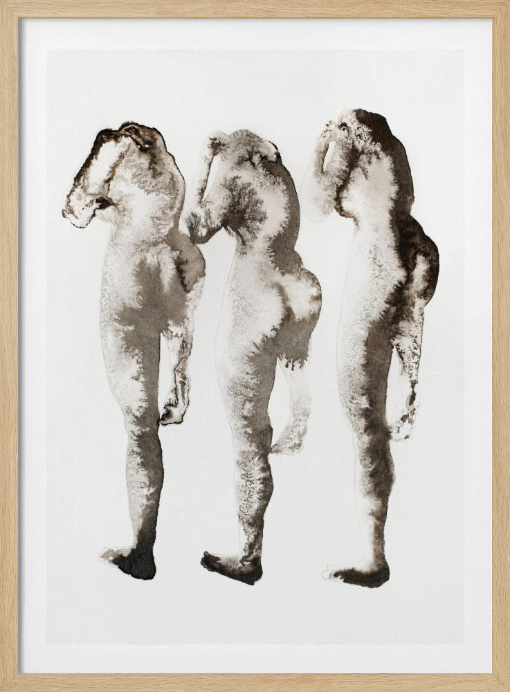 Figurstudie 3x (efter Muybridge) | Poster