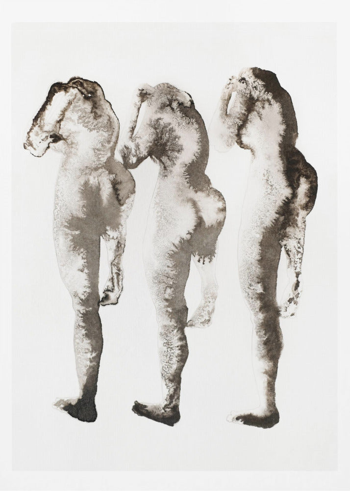 Figurstudie 3x (efter Muybridge) | Poster