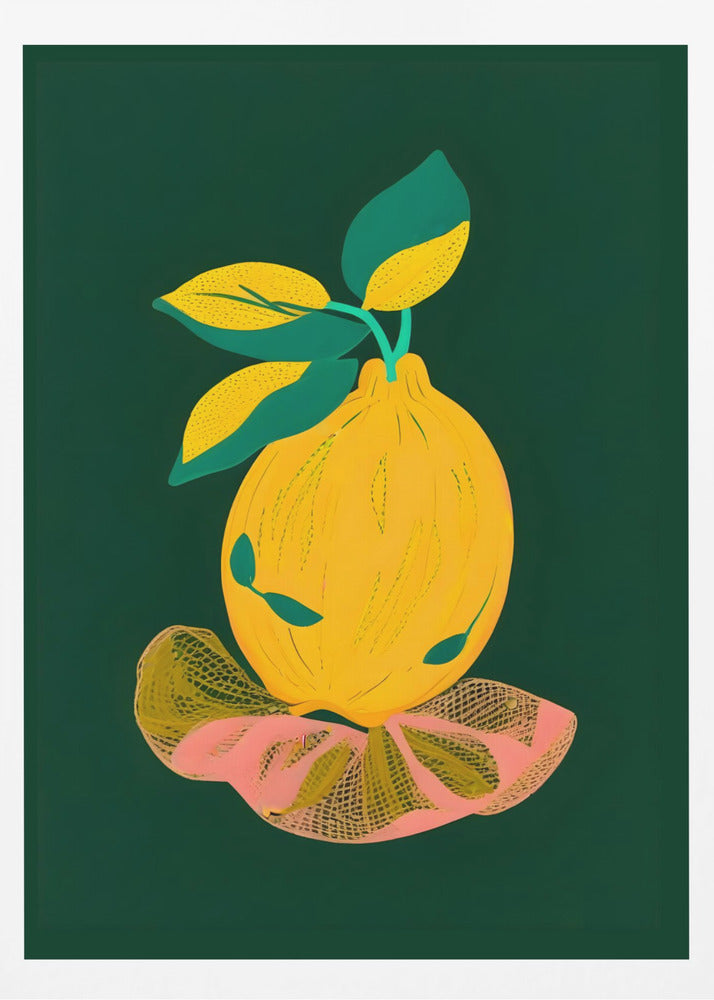 Citron är ur nätpåsen | Poster