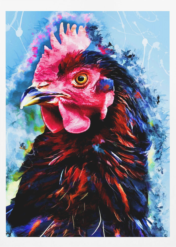 Djurtupp akvarell djurkonst | Poster