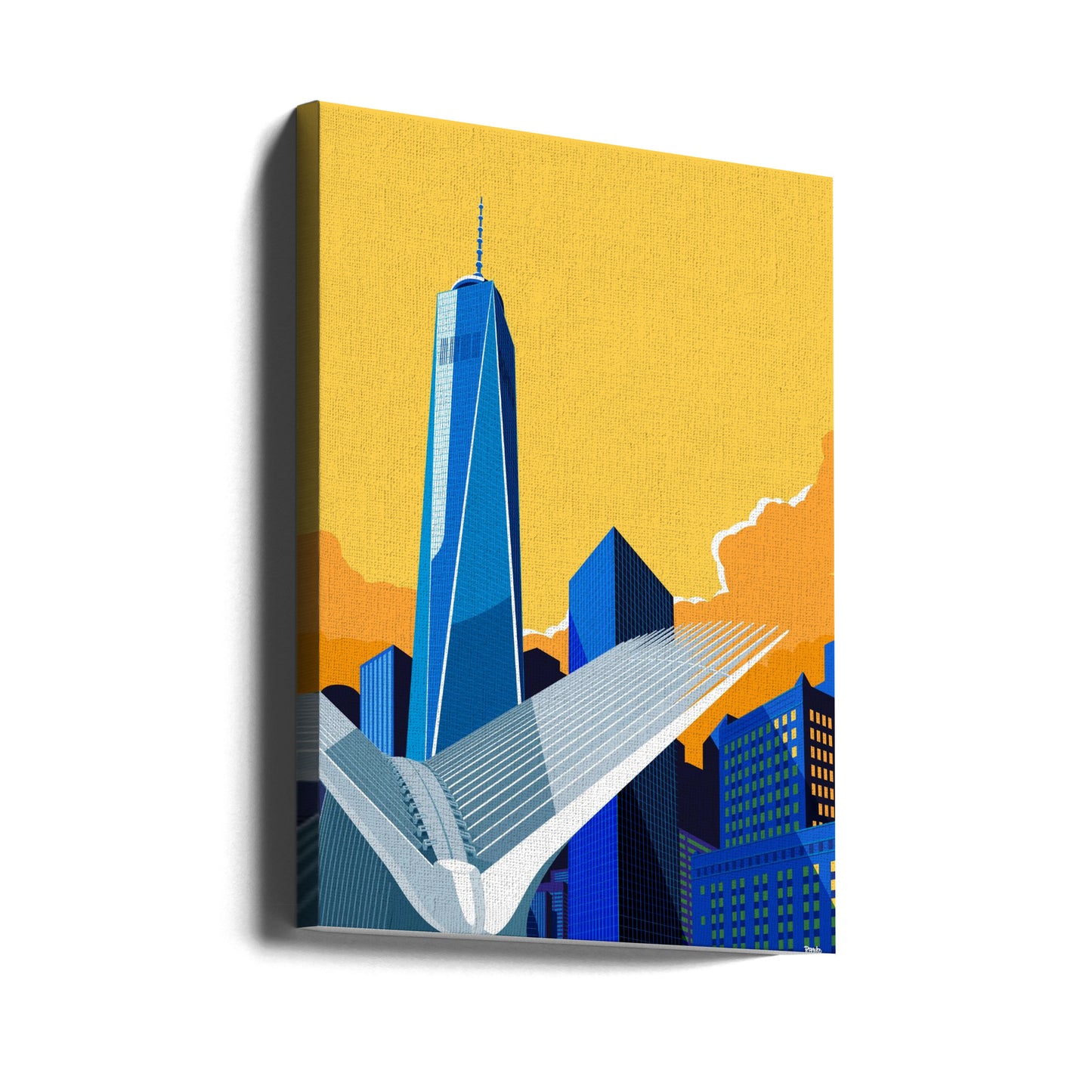 WTC och Oculus New York City | Canvastavla