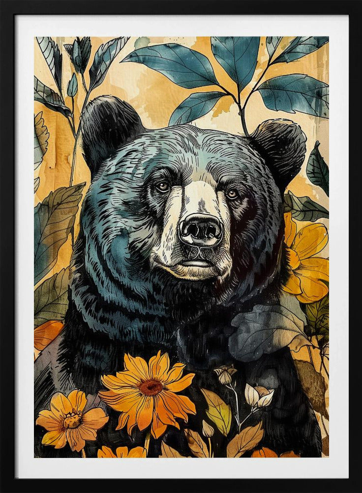Animal Bear Watercolor Animal Art 7 | Poster