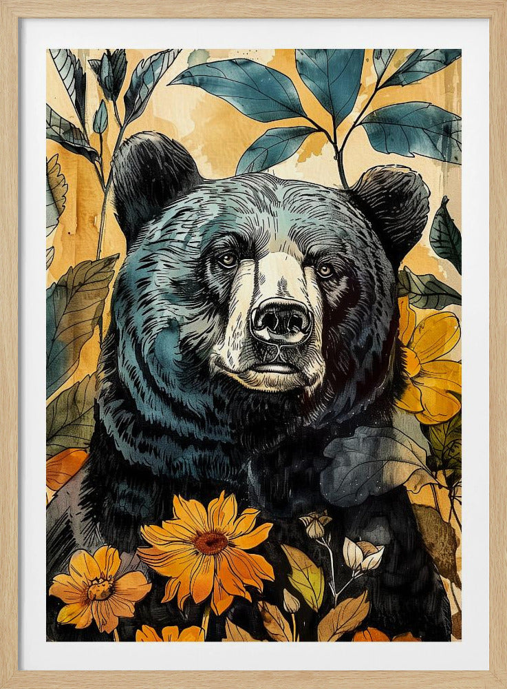 Animal Bear Watercolor Animal Art 7 | Poster