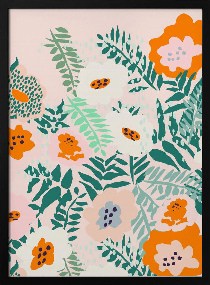 Botanische Dopaminblüten | Poster