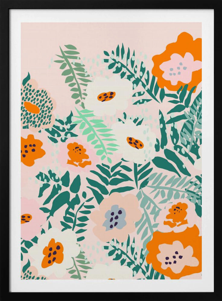 Botanische Dopaminblüten | Poster