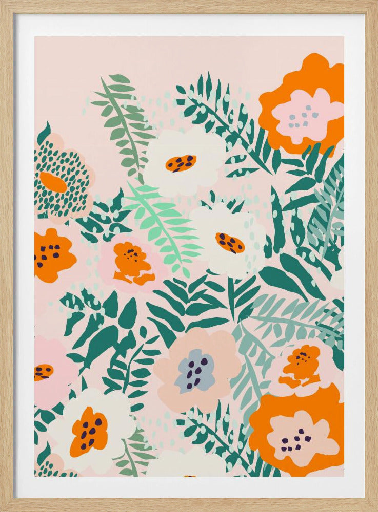 Botanische Dopaminblüten | Poster