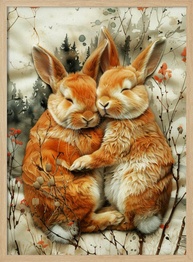 Hase Aquarell Tierkunst 1 | Poster