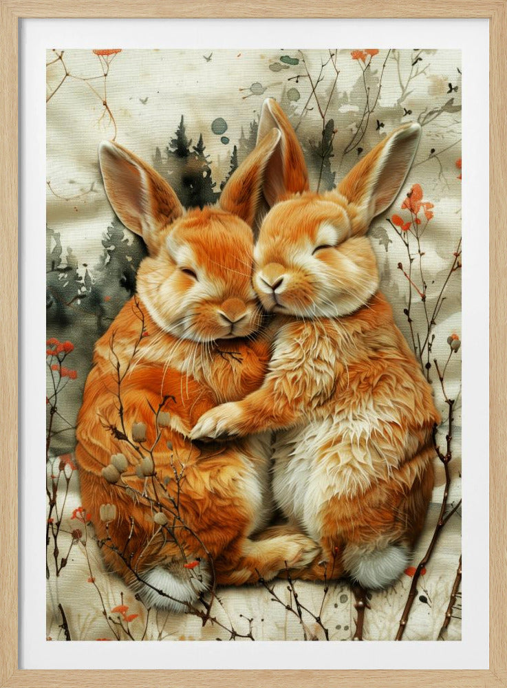 Hase Aquarell Tierkunst 1 | Poster