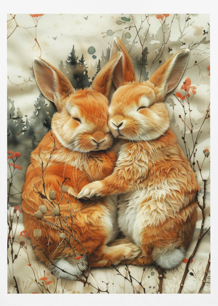 Hase Aquarell Tierkunst 1 | Poster