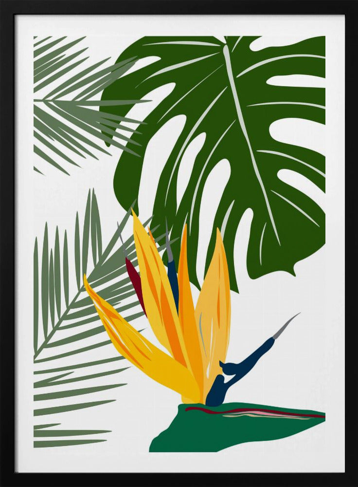 Monstera och palma | Poster