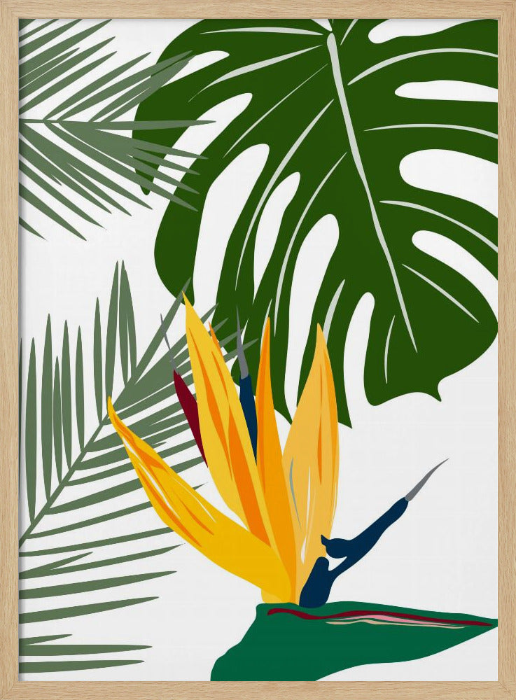 Monstera och palma | Poster