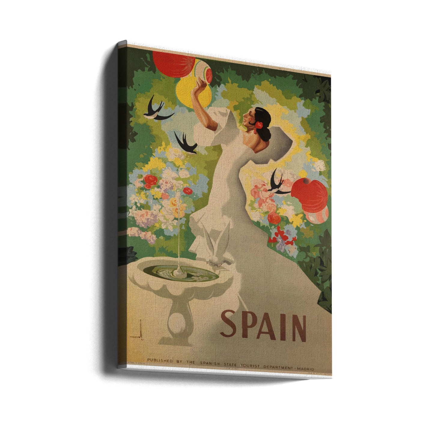 Spanien Poster | Canvastavla