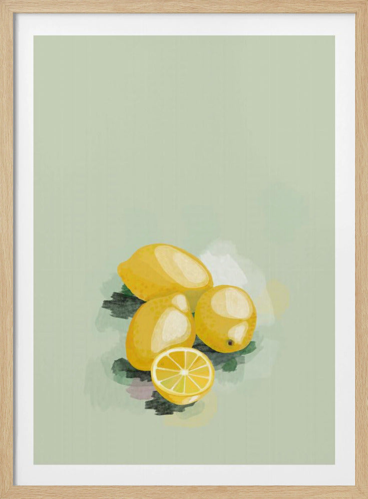 Tre och en halv citroner | Poster