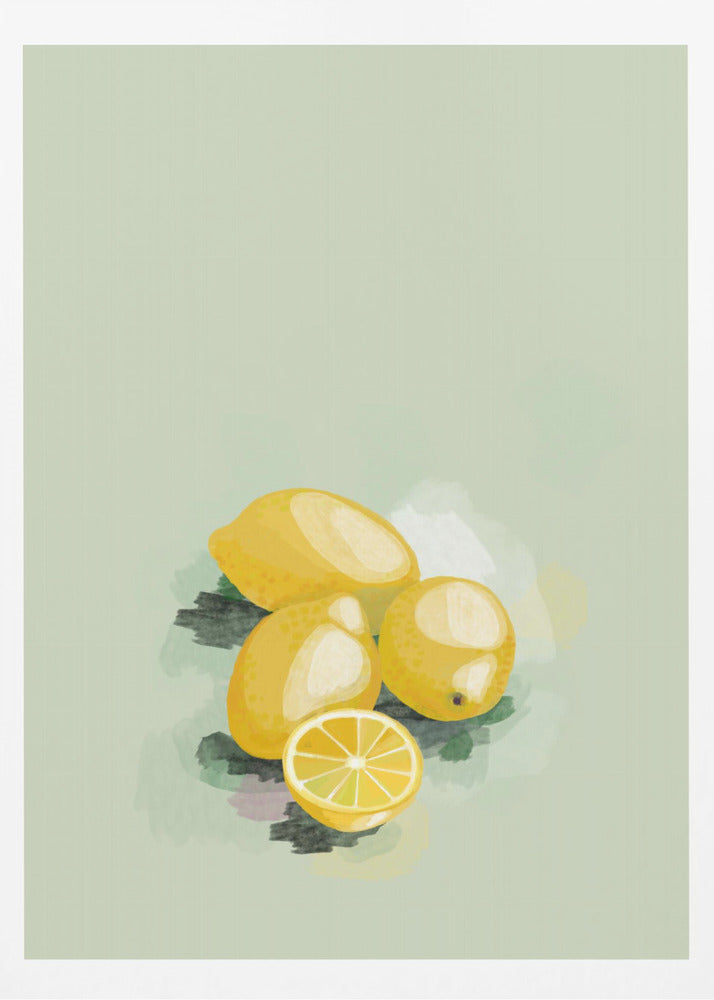 Tre och en halv citroner | Poster