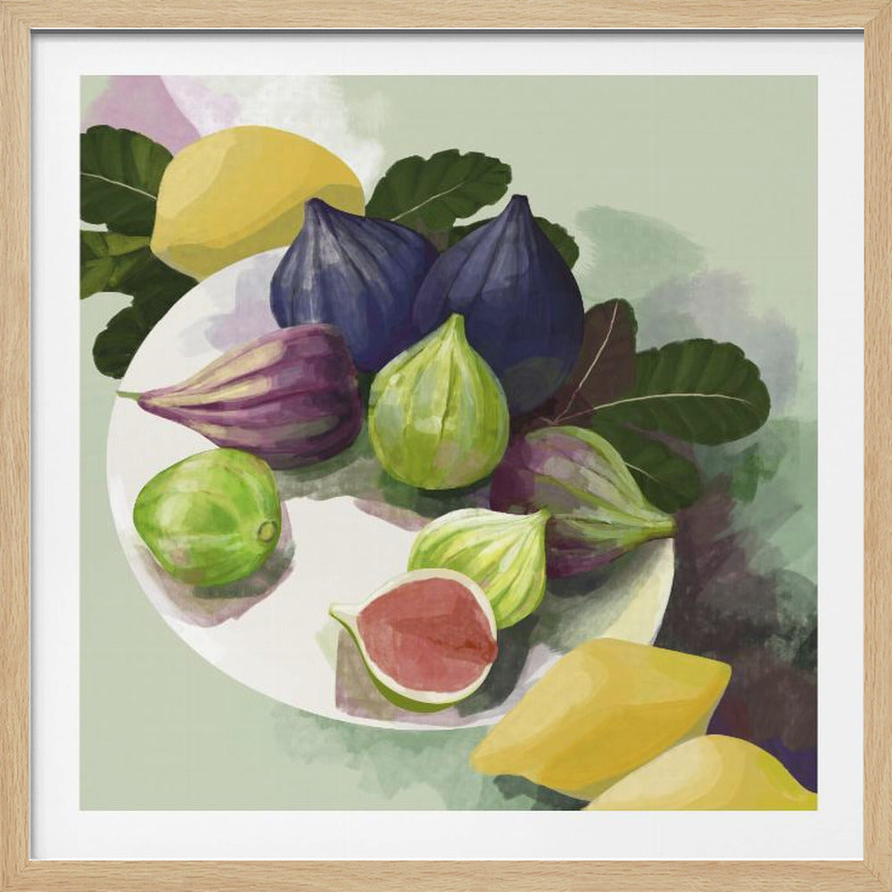 Figs and lemons | Poster