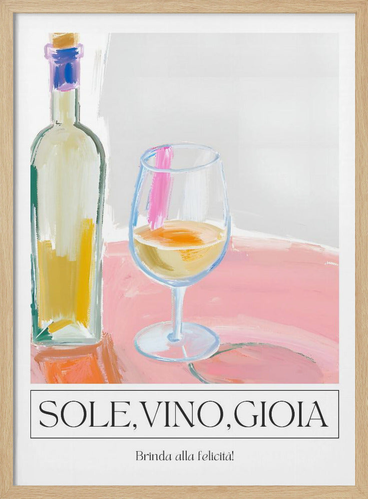 Tunga, vin, gioia | Poster