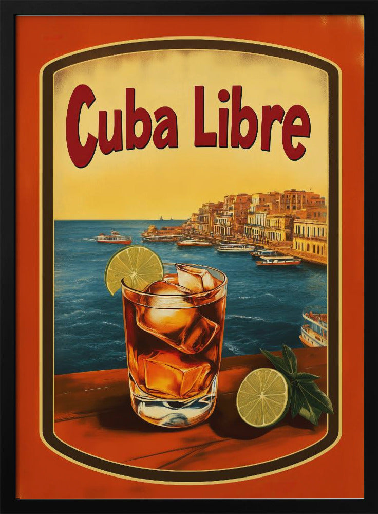 Cuba Libre Vintage Reklam | Affisch