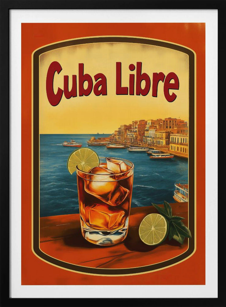 Cuba Libre Vintage Reklam | Affisch
