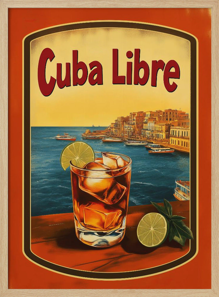 Cuba Libre Vintage Reklam | Affisch