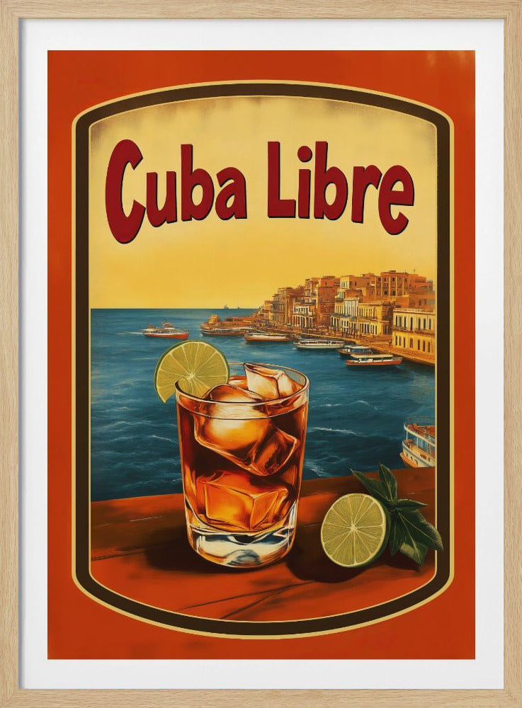 Cuba Libre Vintage Reklam | Affisch