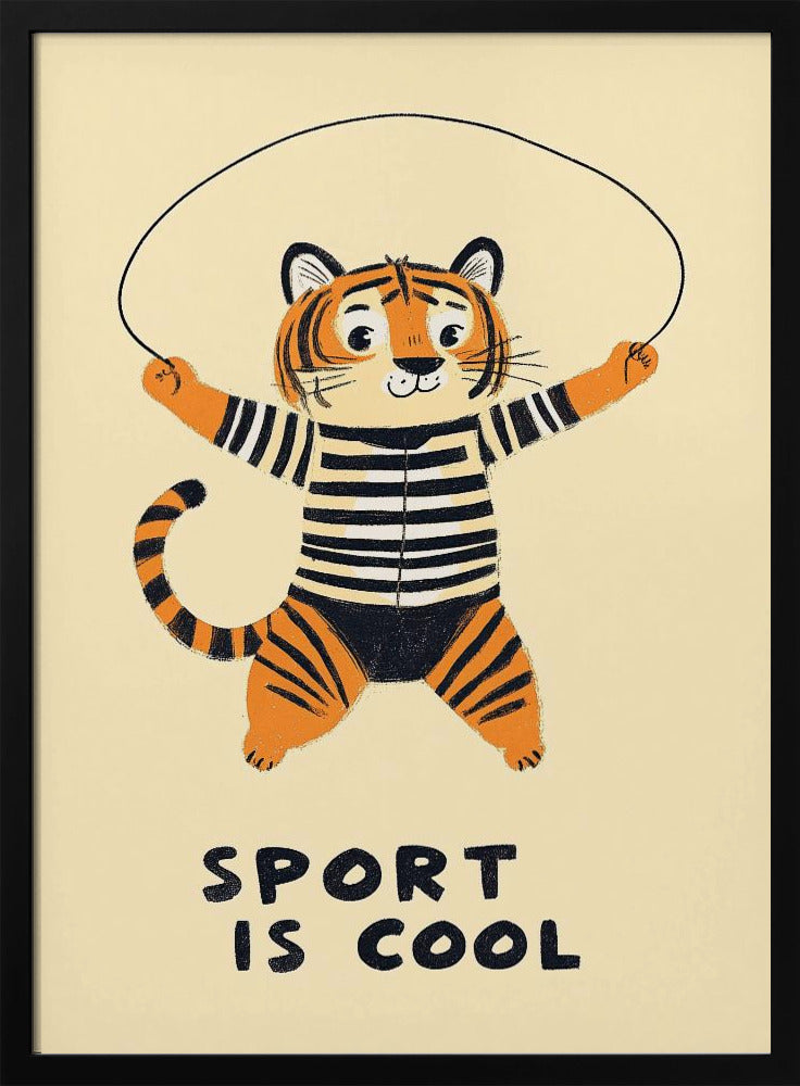 Jumping Tiger Fun | Poster