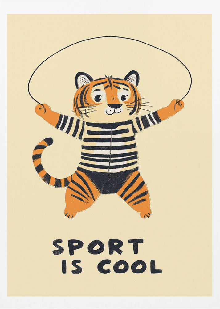 Hoppande tigerkul | Poster