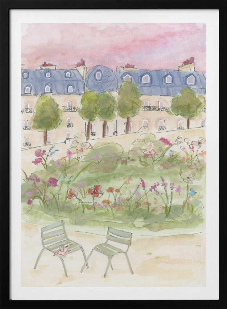 Parisisk trädgård | Poster