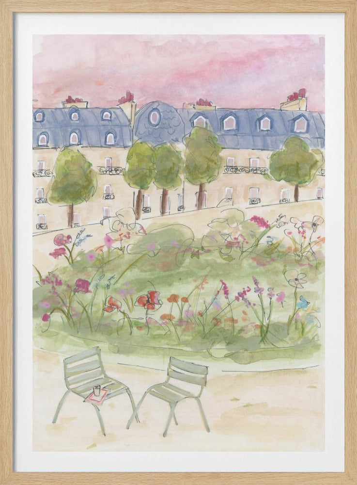 Parisisk trädgård | Poster