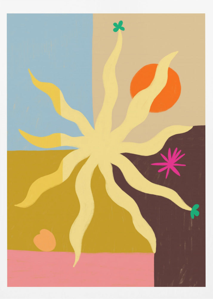 Solen, frukten och blomman | Poster