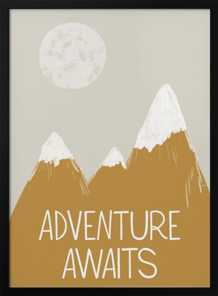 Das Abenteuer wartet | Poster - Kunstdruck