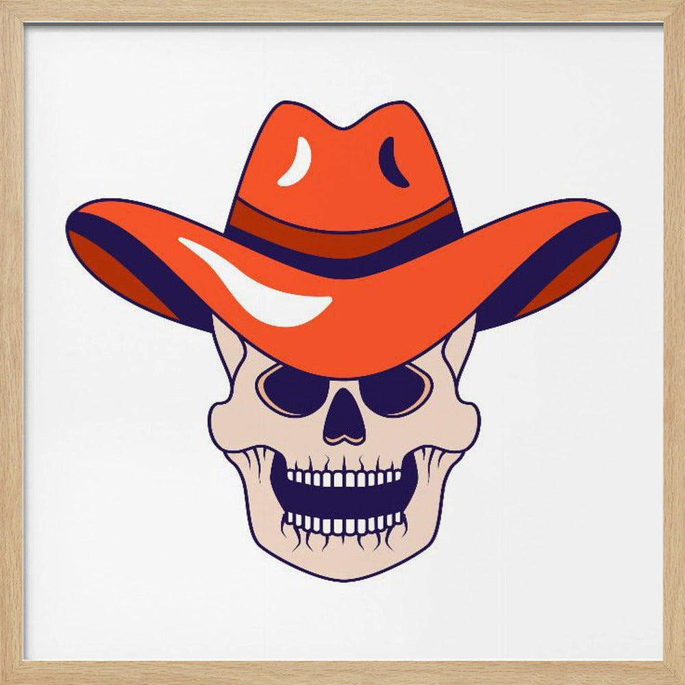 Cowboyskalle-ikon | Poster