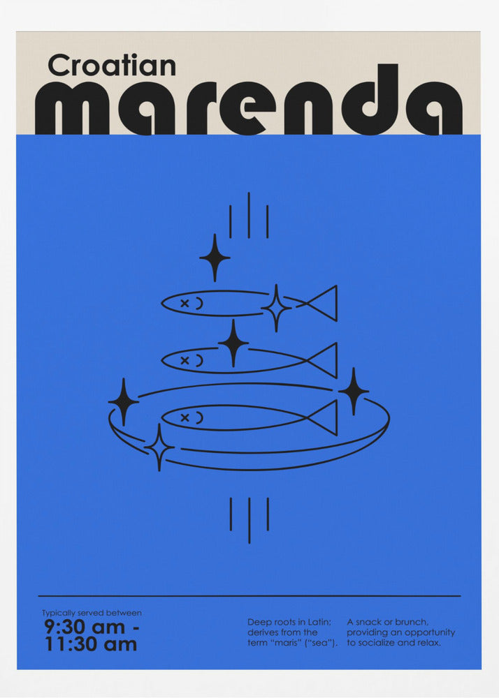 Kroatiska Marenda | Poster