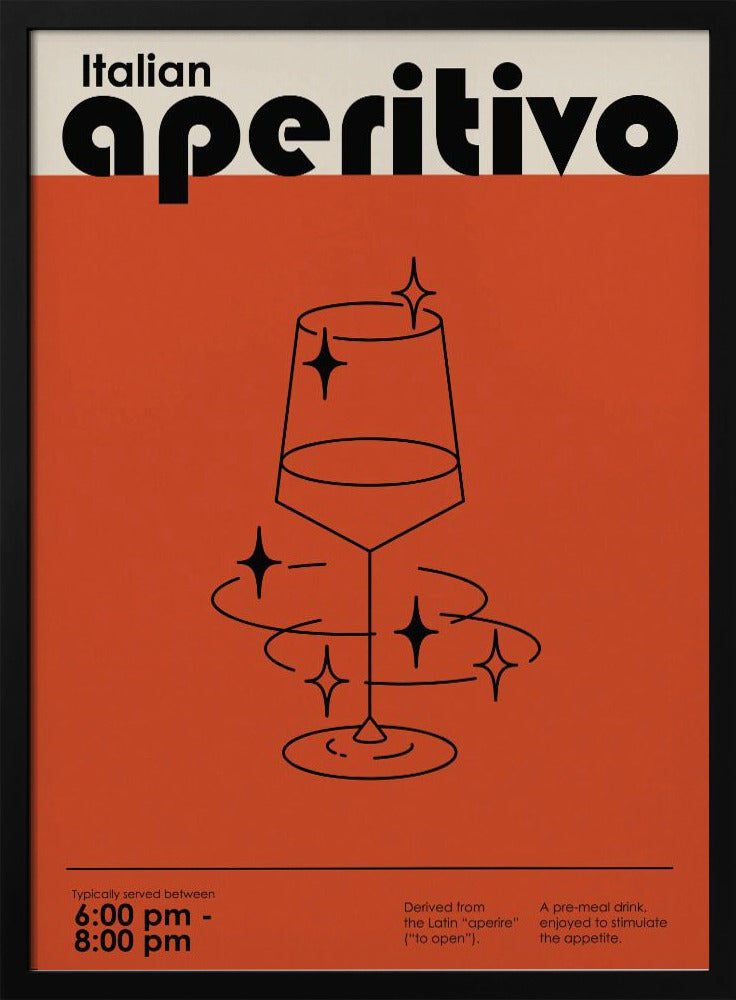 Italiensk aperitif | Poster