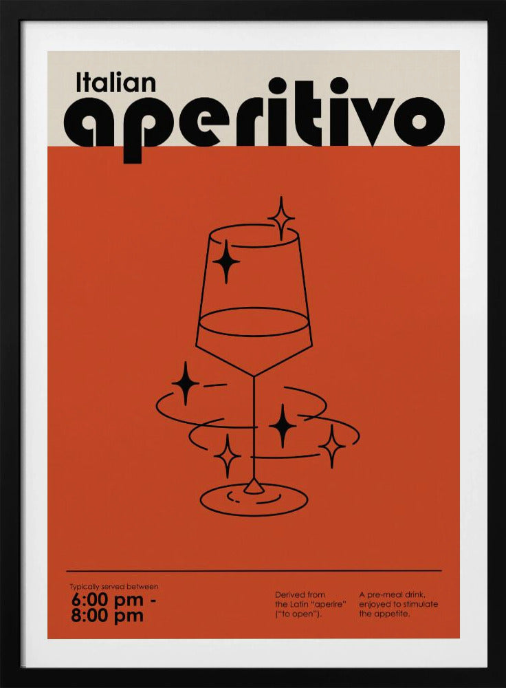 Italiensk aperitif | Poster