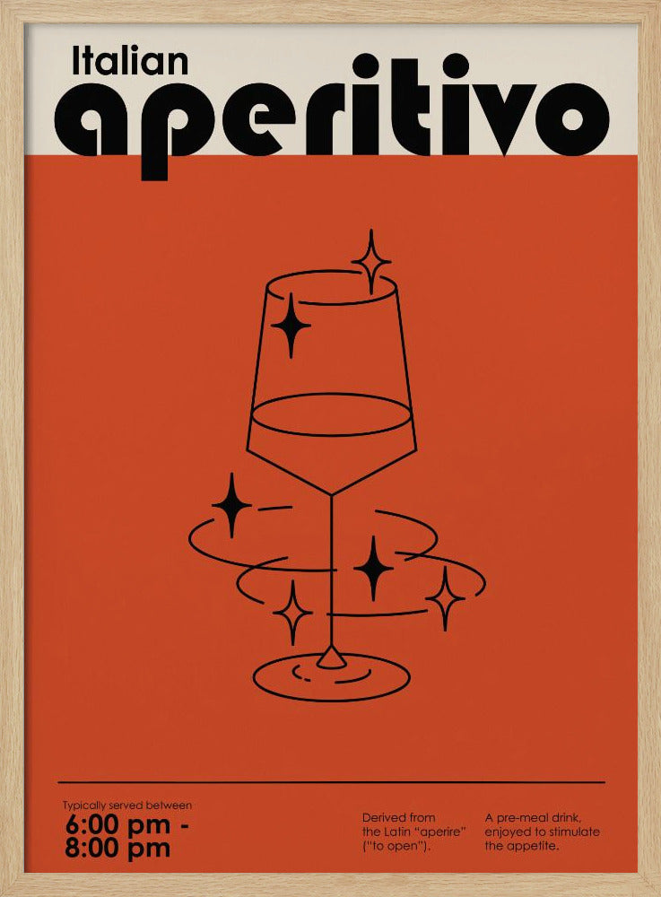 Italiensk aperitif | Poster