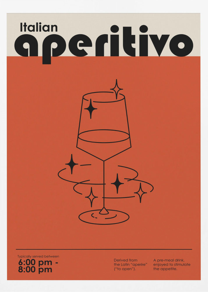 Italiensk aperitif | Poster