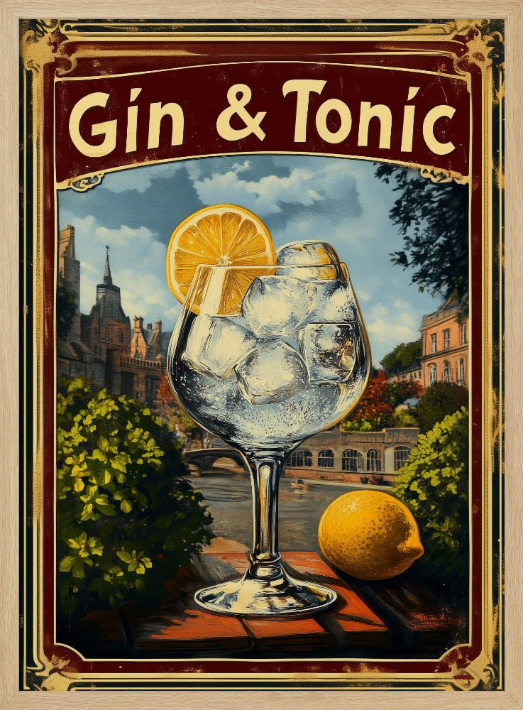 Gin & Tonic Vintage | Poster
