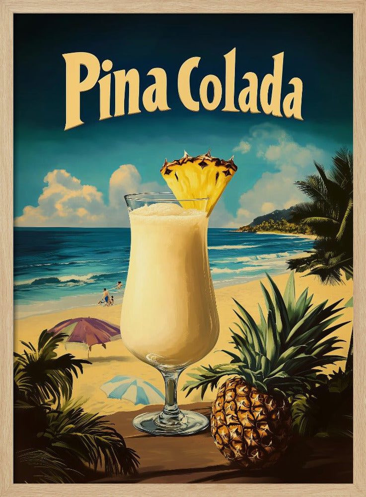 Piña Colada Vintage | Poster