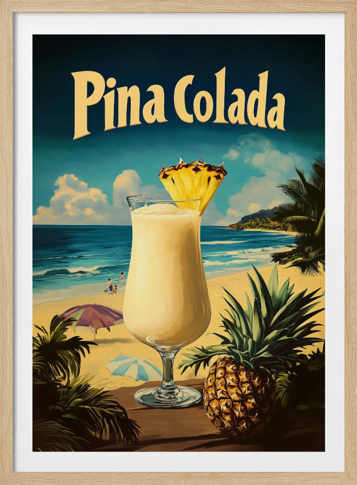 Piña Colada Vintage | Poster