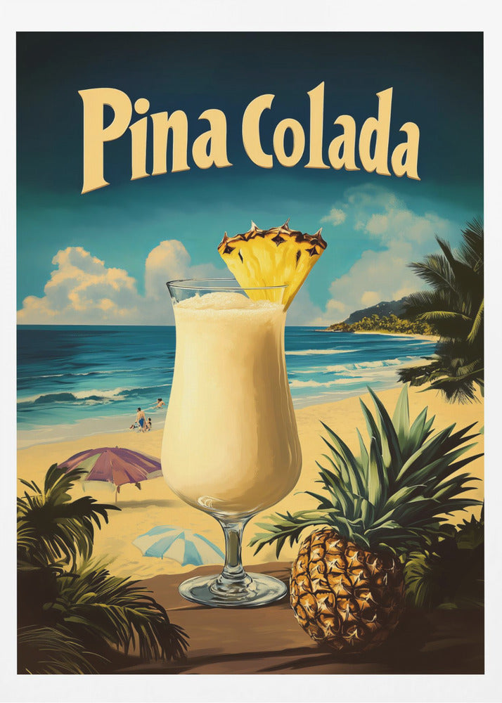 Piña Colada Vintage | Poster