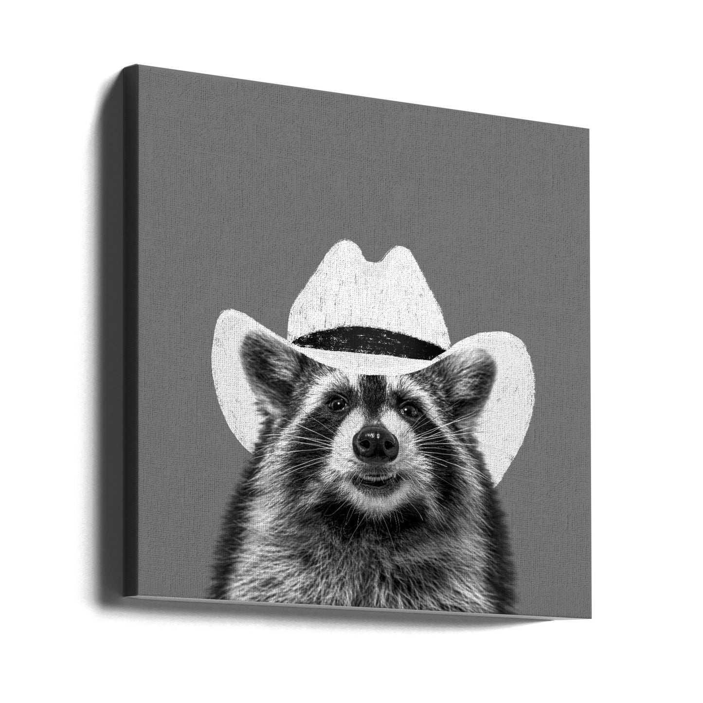 Wyatt Cowboy-tvättbjörnen | Canvastavla