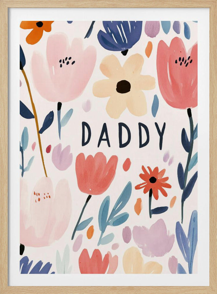 Papa | Poster - Kunstdruck