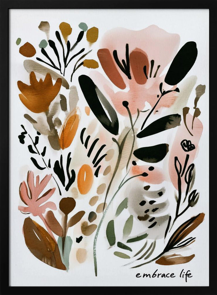 Umarme das Leben | Poster - Kunstdruck