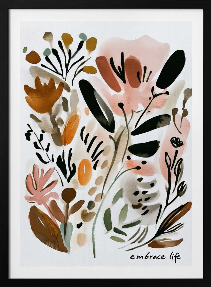 Umarme das Leben | Poster - Kunstdruck