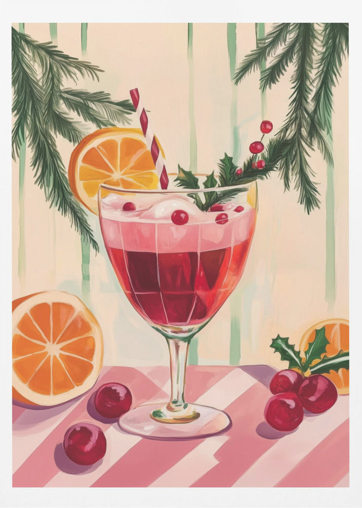 Julens röda cocktail | Poster