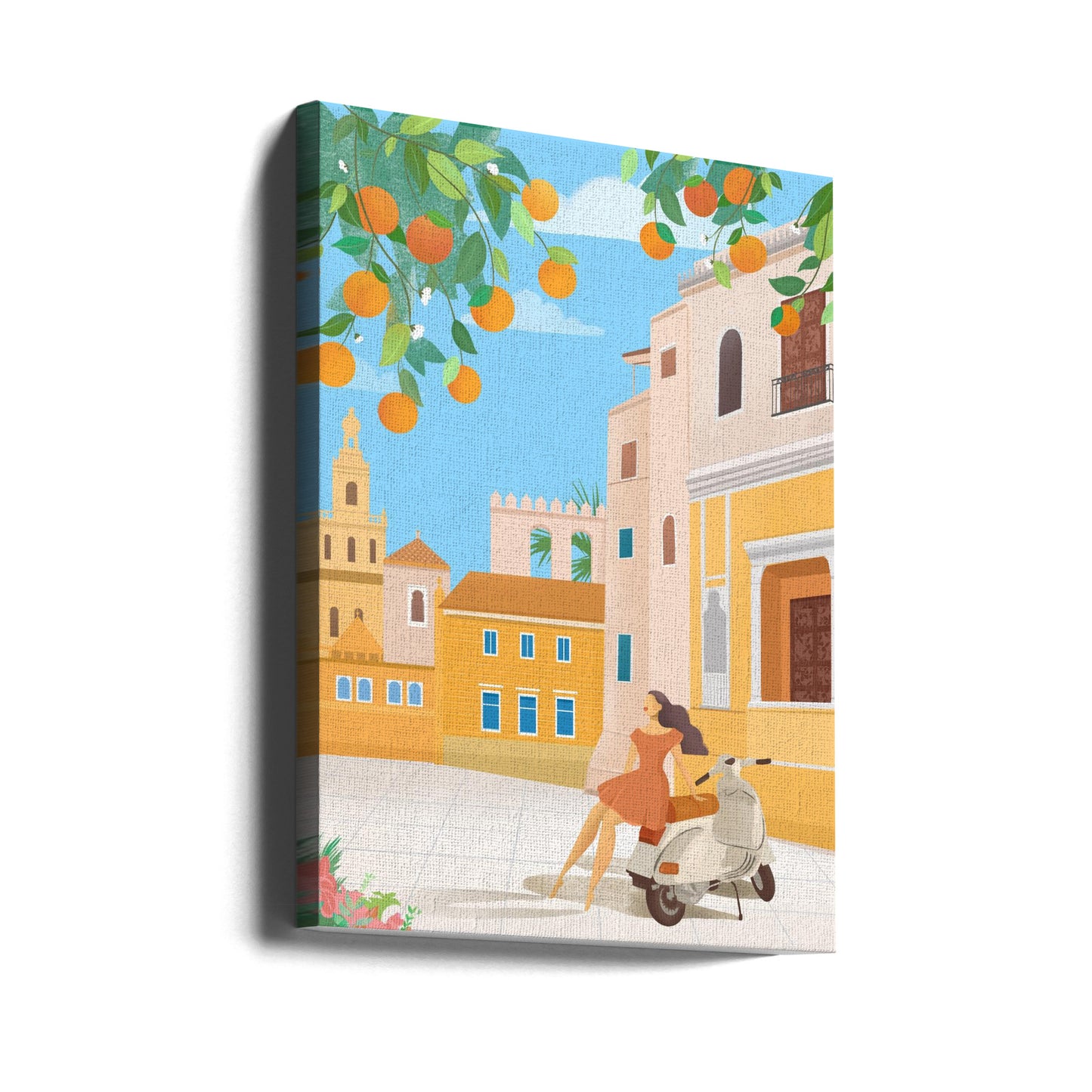 Sevilla Apelsiner, Spanien | Canvastavla