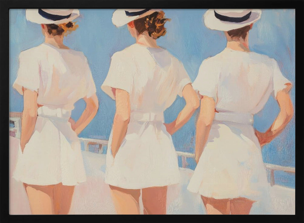 Retro Three Sailors | Poster