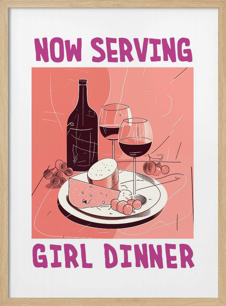 Flickmiddag nr 1 | Poster