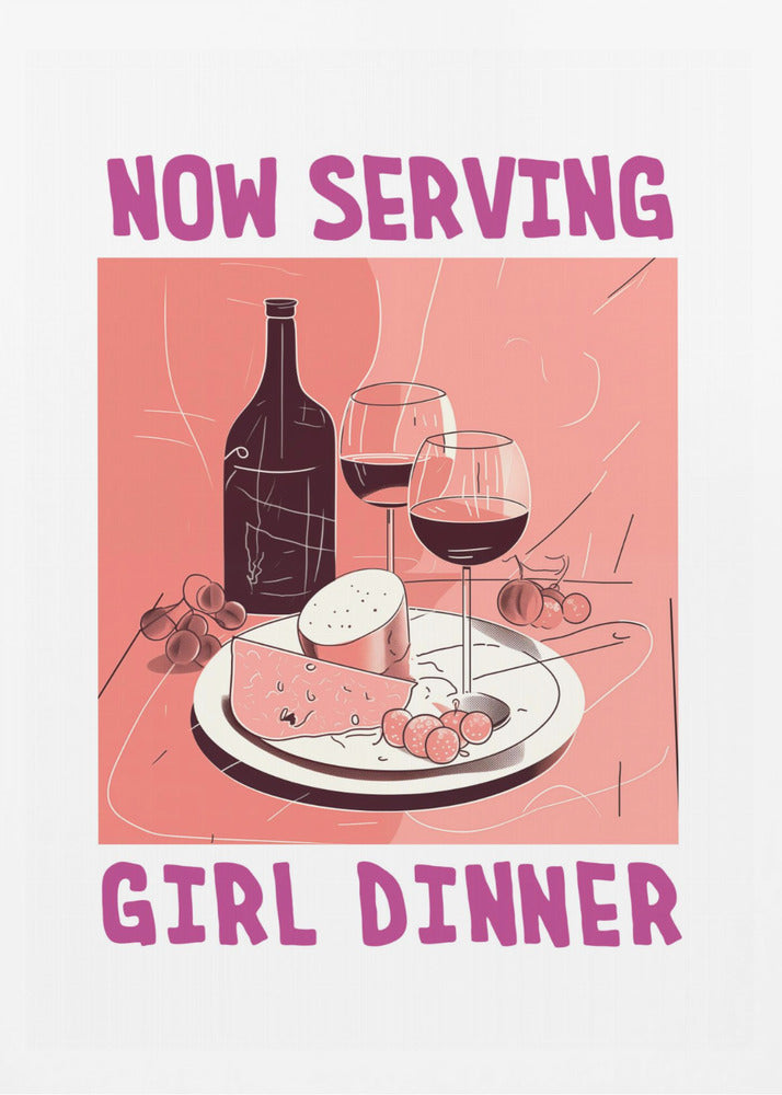 Flickmiddag nr 1 | Poster